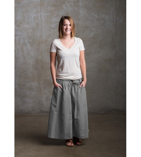 Macabi Slim Skirt - Light Gray – Macabi Skirts